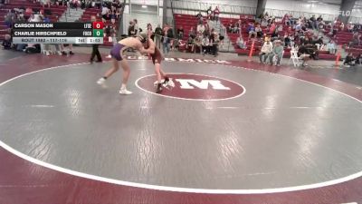 117-119 lbs Round 5 - Carson Mason, Lingle-Ft. Laramie/Southeast vs Charlie Hirschfield, Fort Collins