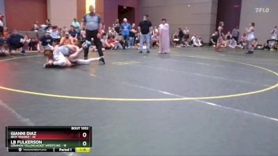 100/105 Cons. Semi - Lb Fulkerson, Lebanon Yellowjacket Wrestling vs Gianni Diaz, Best Trained