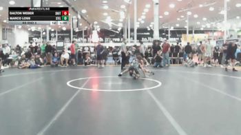 134 lbs Rr Rnd 5 - Dalton Weber, Team Shutt Garnett Trained - HSC vs Marco Loss, Steller Trained Bossk - HSC
