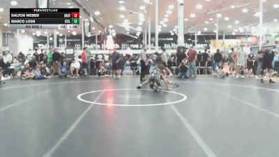 134 lbs Rr Rnd 5 - Dalton Weber, Team Shutt Garnett Trained - HSC vs Marco Loss, Steller Trained Bossk - HSC