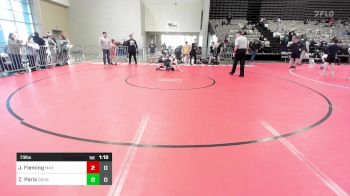 73 lbs Rr Rnd 7 - Joseph Fleming, Mat Assassins Red vs Zachary Paris, Doughboys