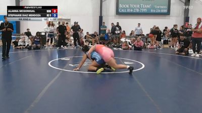 76 lbs Rr Rnd 6 - Alanna Mcgonigal, Ohio Goons - W vs Stephanie Diaz Mendoza, NC United - W