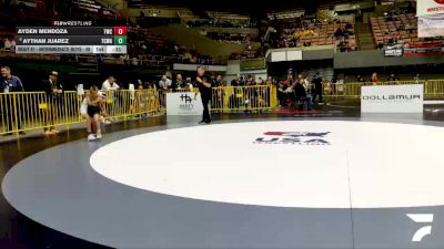 Intermediate Boys - 59 lbs Champ. Round 1 - Ayden Mendoza, Terminators Wrestling Club vs Aythan Juarez, TUF California Wrestling Academy