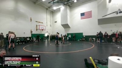 150B Round 4 - Joseph Espinoza, Worland High School vs Carter Peasley, Greybull/Riverside