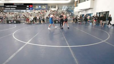 215 lbs Champ. Rd Of 16 - Ladd Holman, JWC vs Carter Smith, Suples