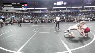 138 lbs Consi Of 8 #2 - Ethan Soliz, Shawnee Wrestling Club vs Owen Babcock, Mile High Wrestling Club