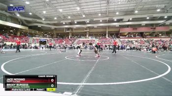 110 lbs Cons. Round 2 - Brody Burgess, South Central Punishers vs Jace Moyano, Westy Futures
