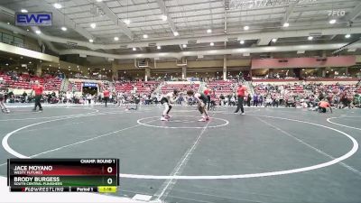 110 lbs Cons. Round 2 - Brody Burgess, South Central Punishers vs Jace Moyano, Westy Futures