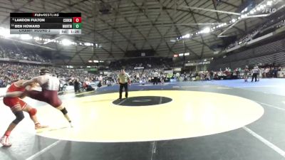 Boys 1A 150 lbs Champ. Round 2 - Ben Howard, Montesano vs Landon Fulton, Castle Rock