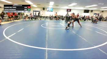 144 lbs Champ. Round 2 - Lucas Wozniak, Norco vs Aaden Del Toro, Clovis West