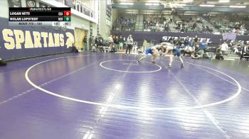 150 lbs Cons. Round 5 - Logan Nitti, Coeur D Alene vs Nolan Lofstedt, Mead