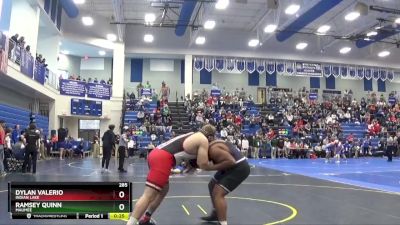 285 lbs Cons. Round 6 - Dylan Valerio, INDIAN LAKE vs Ramsey Quinn, MAUMEE