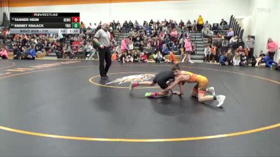 110 lbs Quarterfinal - Emmet Knaack, Yilek Wrestling Club vs Tanner Heim, Delaware County Wrestling Club