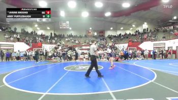 190 lbs 1st Place Match - Averie Brooks, Harrison High School vs Abby Purtlebaugh, Bloomington South