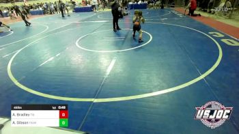 46 lbs Round Of 32 - Annalee Bradley, Tuttle Wrestling vs Axel Gibson, Team Guthrie Youth Wrestling