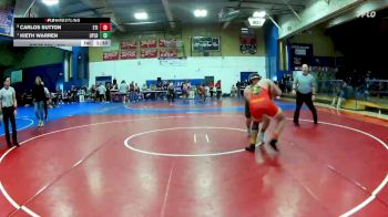 215 lbs Semifinal - Kieth Warren, Upland vs Carlos Sutton, Etiwanda