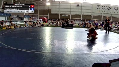 150 lbs Davis Allmendinger, Arkansas vs Tyrone Norris III, South Carolina