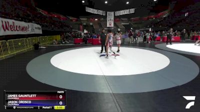 61 lbs Semifinal - James Gauntlett, California vs Jason Orosco, California