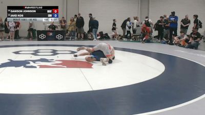 65 kg Champ. Rd Of 64 - Dawson Johnson, Minnesota - RTC vs Jake Kos, Super D Wrestling