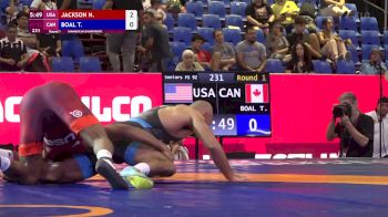 92 kg Round 1 - Nate Jackson, USA vs Tejvir Boal, CAN