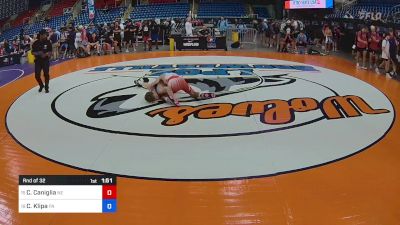 106 lbs Rnd Of 32 - Cole Caniglia, NE vs Coleton Klipa, PA