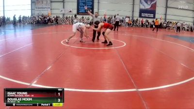 160 lbs Rd# 1 9:00am Friday - Douglas McKim, PA Gold vs Isaac Young, NCWAY National Team