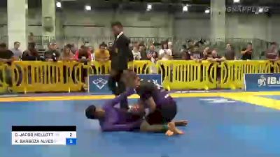 CAMERON JACOB MELLOTT vs KLEBER BARBOZA ALVES 2022 American National IBJJF Jiu-Jitsu Championship