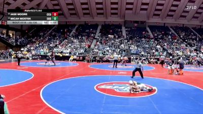 4A-106 lbs Quarterfinal - Jase Moore, Central (Carroll) vs Micah Mostek, Eastside Hs