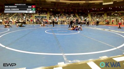 119 lbs Rr Rnd 3 - Eric Rooster, Henryetta Knights Wrestling Club vs Israel Cordova, Bookert T Washing/Carver