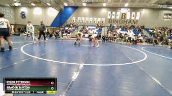 116 lbs Champ. Round 1 - Braiden Burton, Cougars Wrestling Club vs Ryker Peterson, Northside Wrestling Club