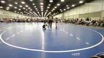 55 lbs Rr Rnd 4 - Brinley Leyba, Sisters On The Mat Pink vs Aviree Williams, Sisters On The Mat Purple