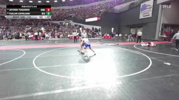 115 lbs Champ. Round 2 - Jayden Tuquero, Holmen Viking Wrestling Club vs Cullin Loveland, Maverick Training Center