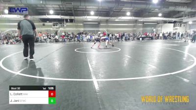 95 lbs Round Of 32 - Lane Collett, RAW Wrestling Club vs Justin Jani, Shore Thing WC