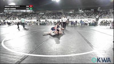 150 lbs Final - Kenzie Hartfield 2, Standfast vs Ripley Harris, Team Tulsa Wrestling Club