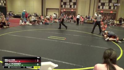 108 lbs Round 3 (4 Team) - Bella Cox, MGW- Dragon Fruit vs Holly McKinney, MGW-Radical Skadattle