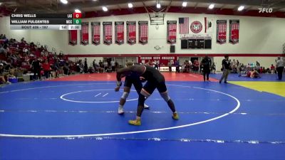 197 lbs Cons. Round 4 - William Fulgentes, Moorpark CCC vs Chris Wells, Lassen