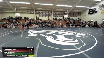 152 lbs 3rd Place Match - Mia Johnson, Casteel vs Cheyenne Kescoli, Monument Valley