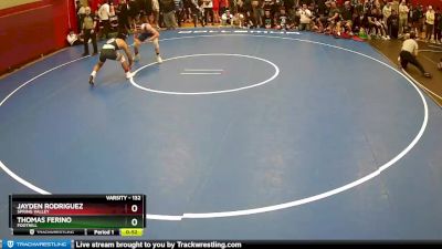 132 lbs Cons. Round 3 - Jayden Rodriguez, Spring Valley vs Thomas Ferino, Foothill