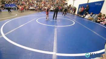 64-67 lbs Consolation - Jadeal Peach, Claremore Wrestling Club vs Ezra Shilling, Locust Grove Youth Wrestling