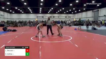 106 lbs Consolation - Leo DeLuca, NJ vs Conor Collins, NJ