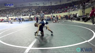 58 lbs Round Of 16 - Newt Peck, Hinton Takedown Club vs Everett Jackson, Husky Wrestling Club