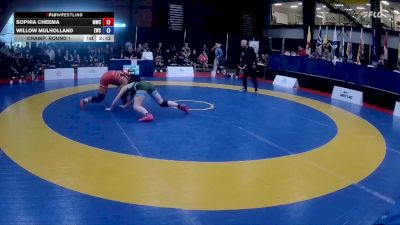61kg Champ. Round 1 - Sophia Cheema, Matmen Wrestling Club vs Willow Mulholland, Edmonton Wrestling Club