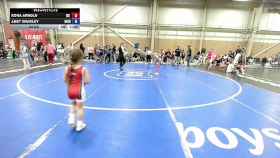 24 kg Rr Rnd 6 - Kora Arnold, Die Hard - GK8E vs Abby Bradley, Michigan Wrestling Academy - GK8E