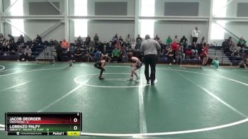 60 lbs Round 3 (6 Team) - Lorenzo Palfy, Akron St. Vincent St. Mary vs Jacob Georger, Crestwood