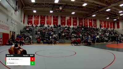 215 lbs Cons. Round 1 - Greyson Robinson, Denver East vs Charles Swick, Eaglecrest