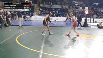 132 lbs Quarterfinal - Jack Lightfoot, Tewksbury vs Cole Mallon, Greater Lawrence