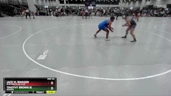 175 lbs Cons. Round 3 - Jack M. Ringger, Ryse Wrestling Club vs Timothy Brown Iii, Georgia