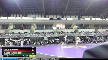 132 lbs Quarters & 1st Wb (16 Team) - Jesus Monrroy, Norfolk vs Caeleb Hutchinson, Manhattan HS