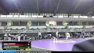 132 lbs Quarters & 1st Wb (16 Team) - Jesus Monrroy, Norfolk vs Caeleb Hutchinson, Manhattan HS