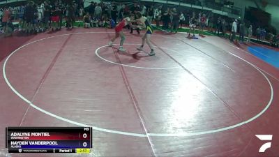 110 lbs Quarterfinal - Adalyne Montiel, Washington vs Hayden Vanderpool, Alaska